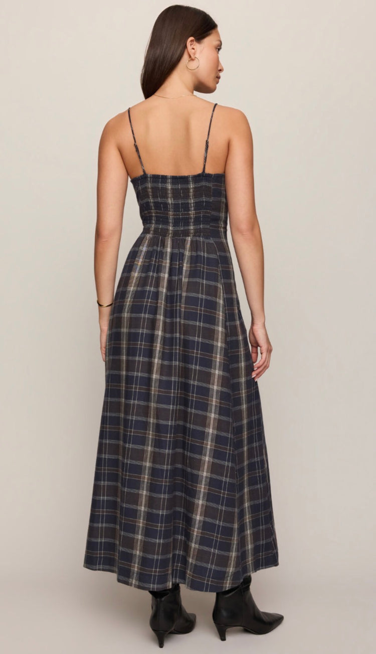ZD264928 Evermore Plaid Midi Dress