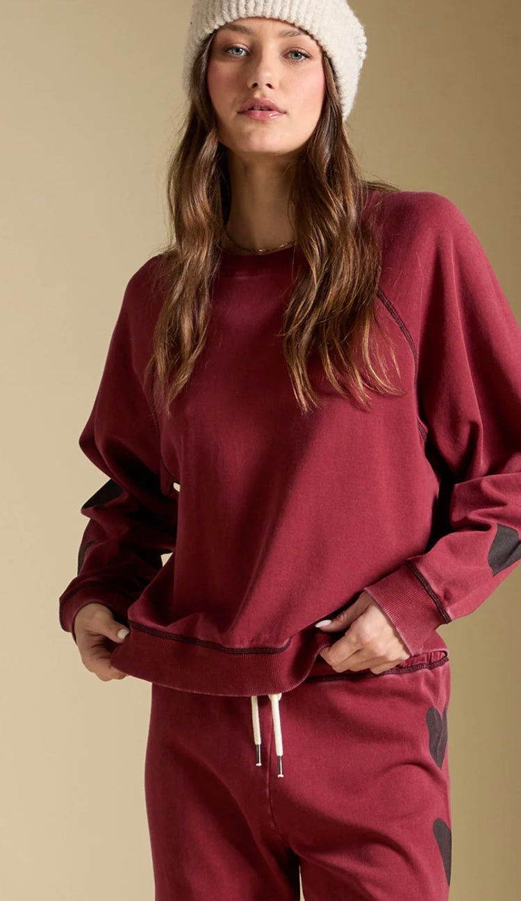 S3742-W800 Kevvy Pullover- Garnet