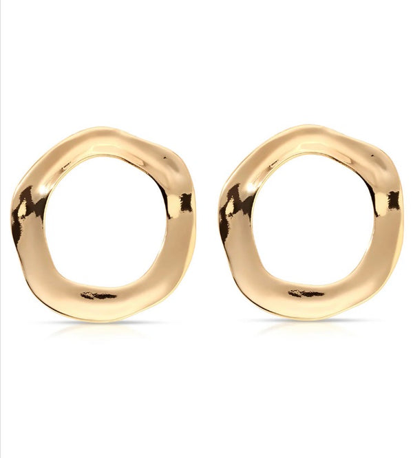 E5090.G Open Circle Earrings