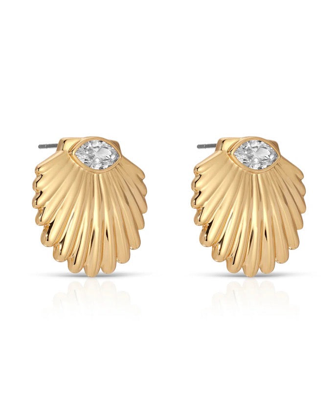 E5137 Santorini Shell Stud Earrings