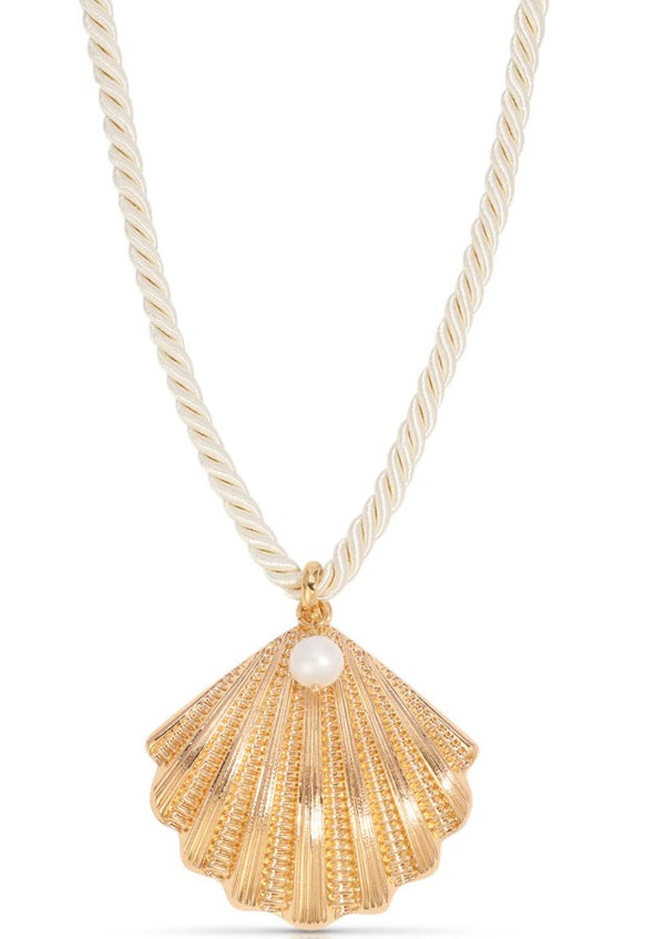 N3286 ScallopPendant Necklace