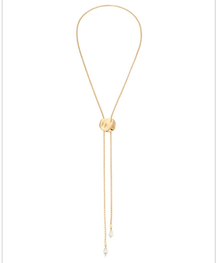 N3457 Liquid Luxe Bolo Necklace