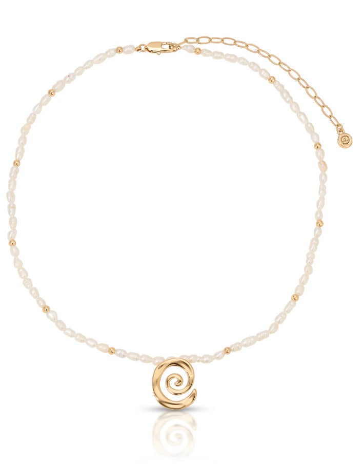 N3473 Aura Pearl Necklace