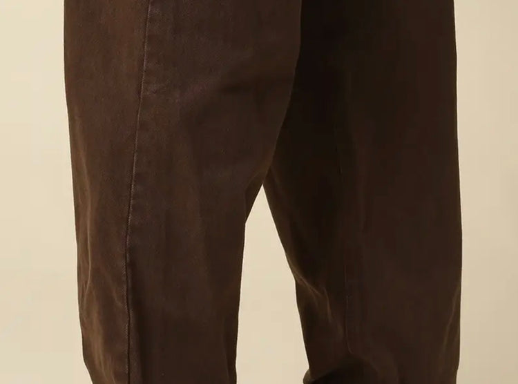 Nell Washed Utility Pant - Brown
