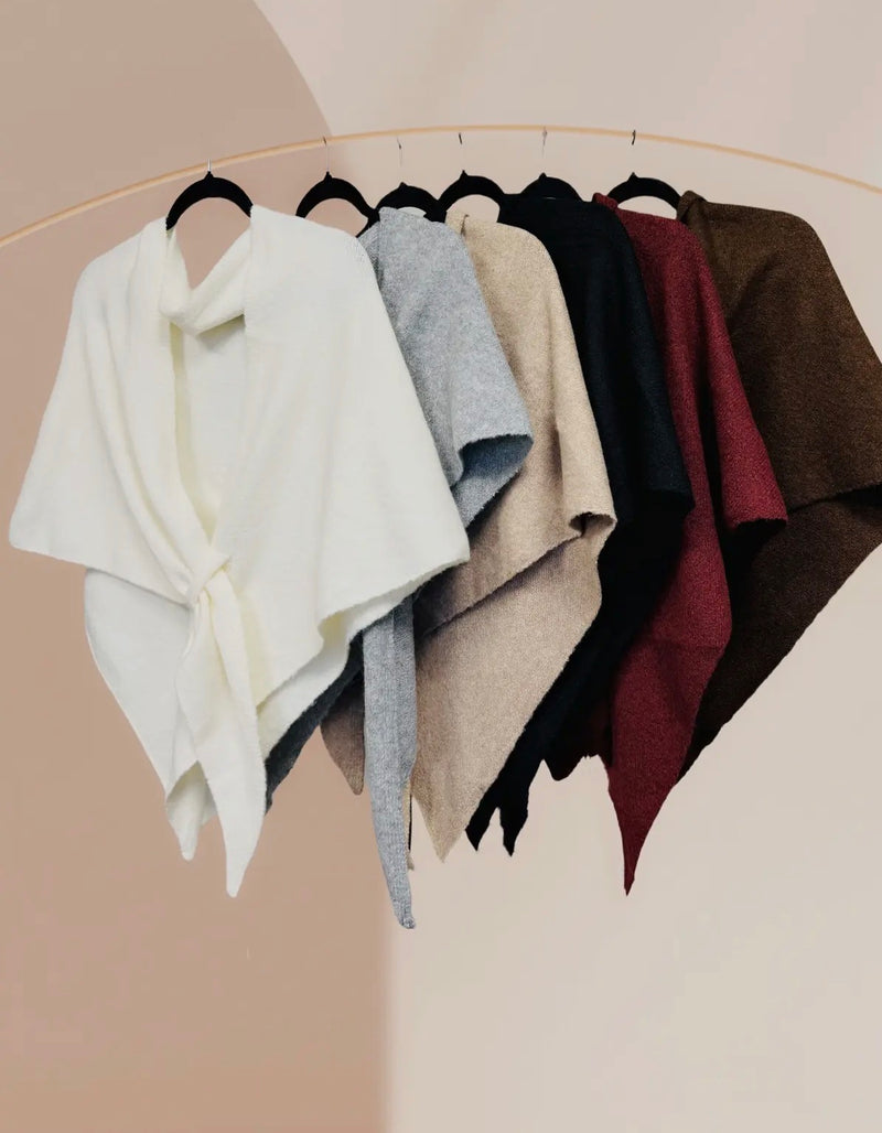 JC063345 Cashmere Blend Triangle Shawl