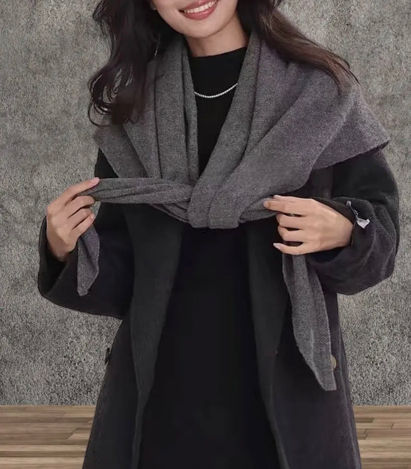 JC063345 Cashmere Blend Triangle Shawl