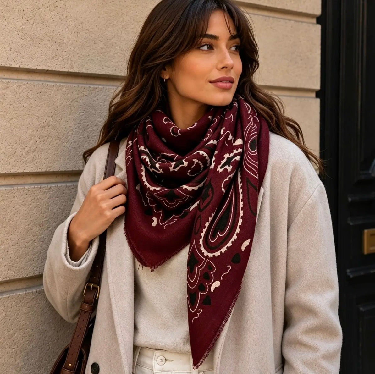 K22 Large Woolen Scarf