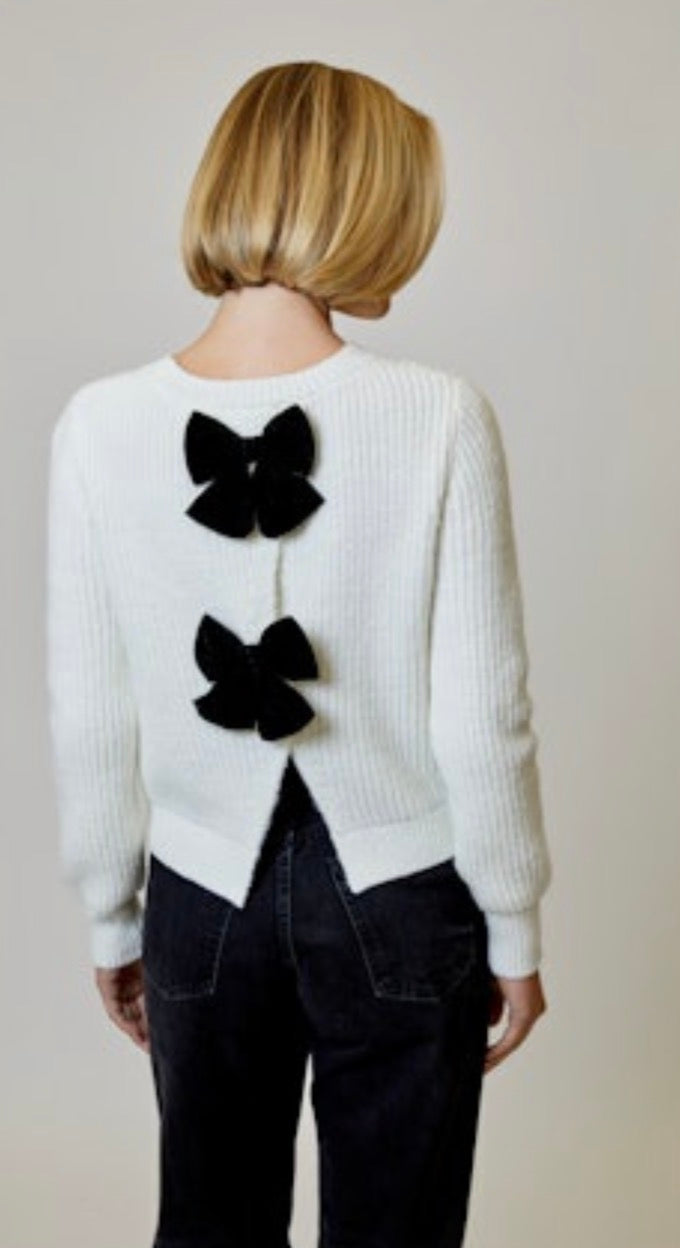 BRS1212044 Back Bow Sweater