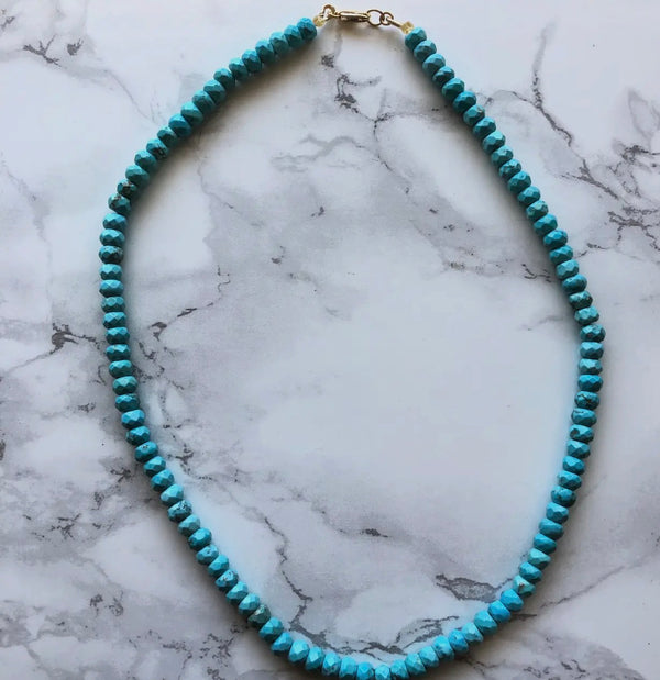 Turquoise Beaded Necklace
