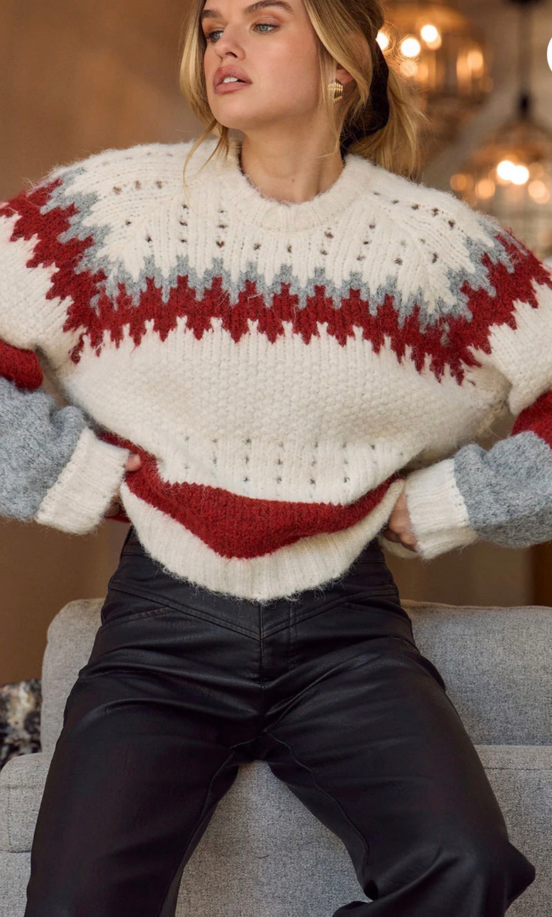 S3921-SCRLT Revel Sweater