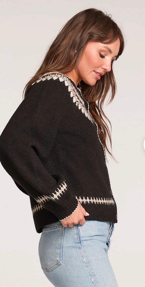 S3930-BLK Joss Sweater