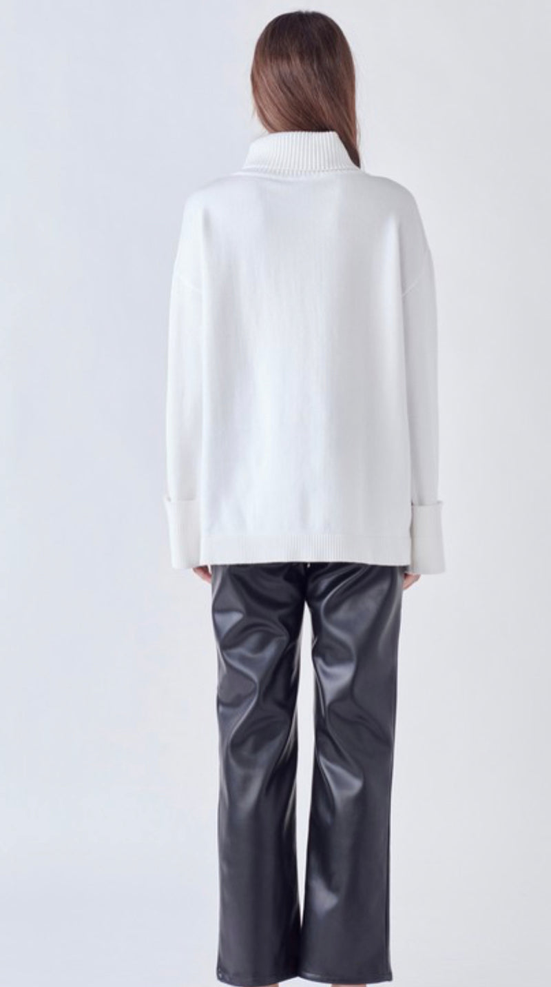 JJ2464T Turtle Neck Sweater