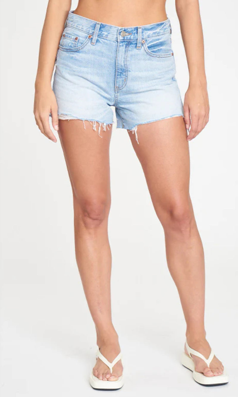 D00024000 Troublemaker High Rise Short- Ice Cream Vintage