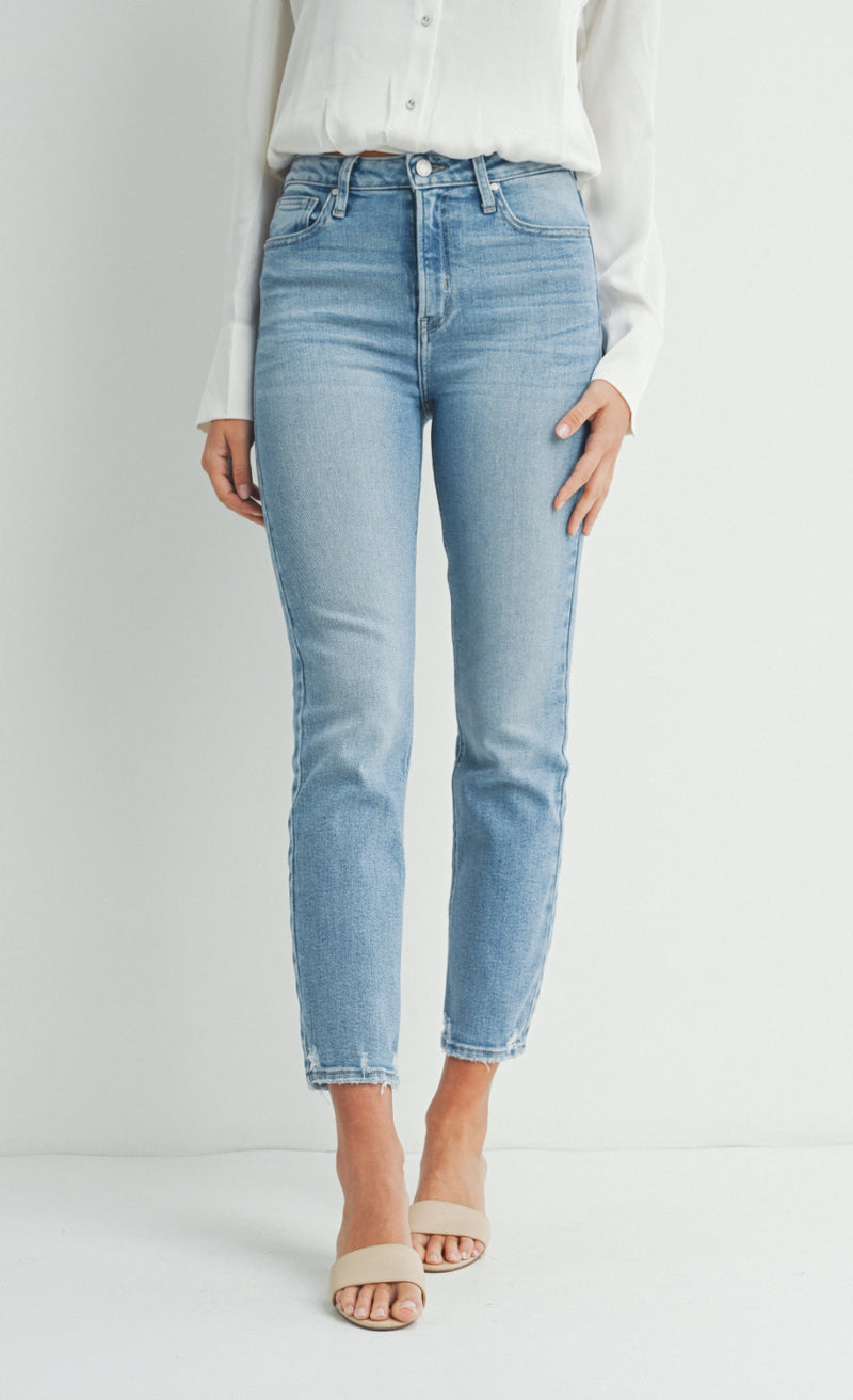 BP455J Comfort Straight Jean-Light wash