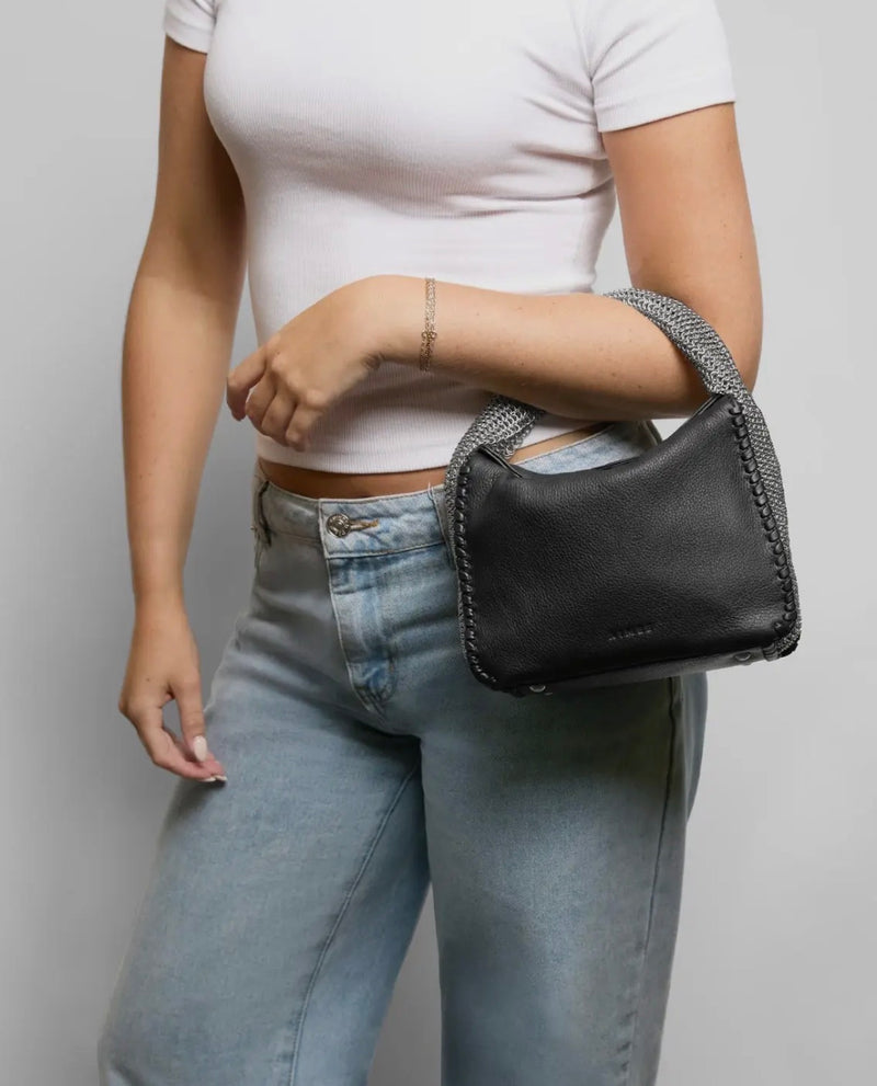 Chain Mail Top Handle Bag