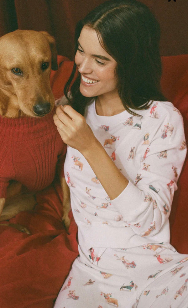 ZLT254717 Cozy Up Pup Long Sleeve Top