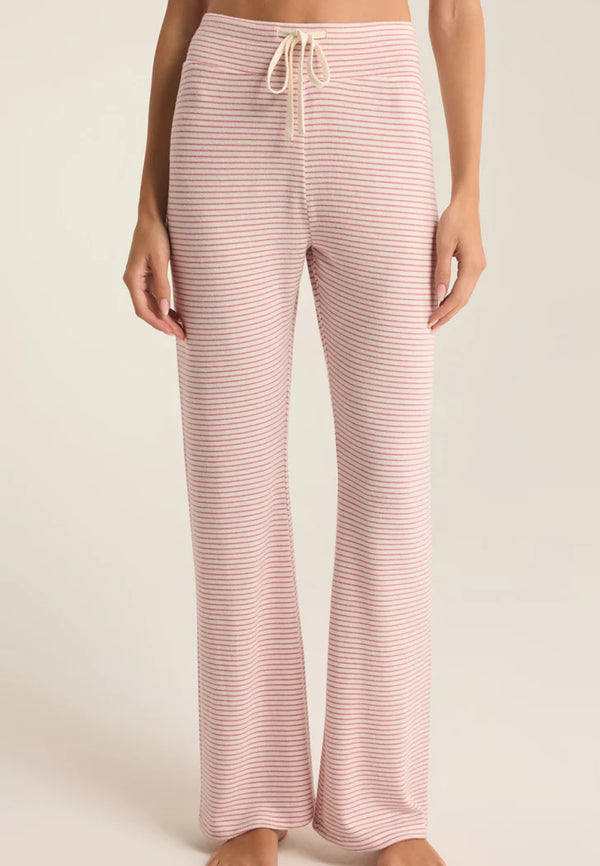 ZLP241153 In The Clouds Stripe Pant- Lilac Punch