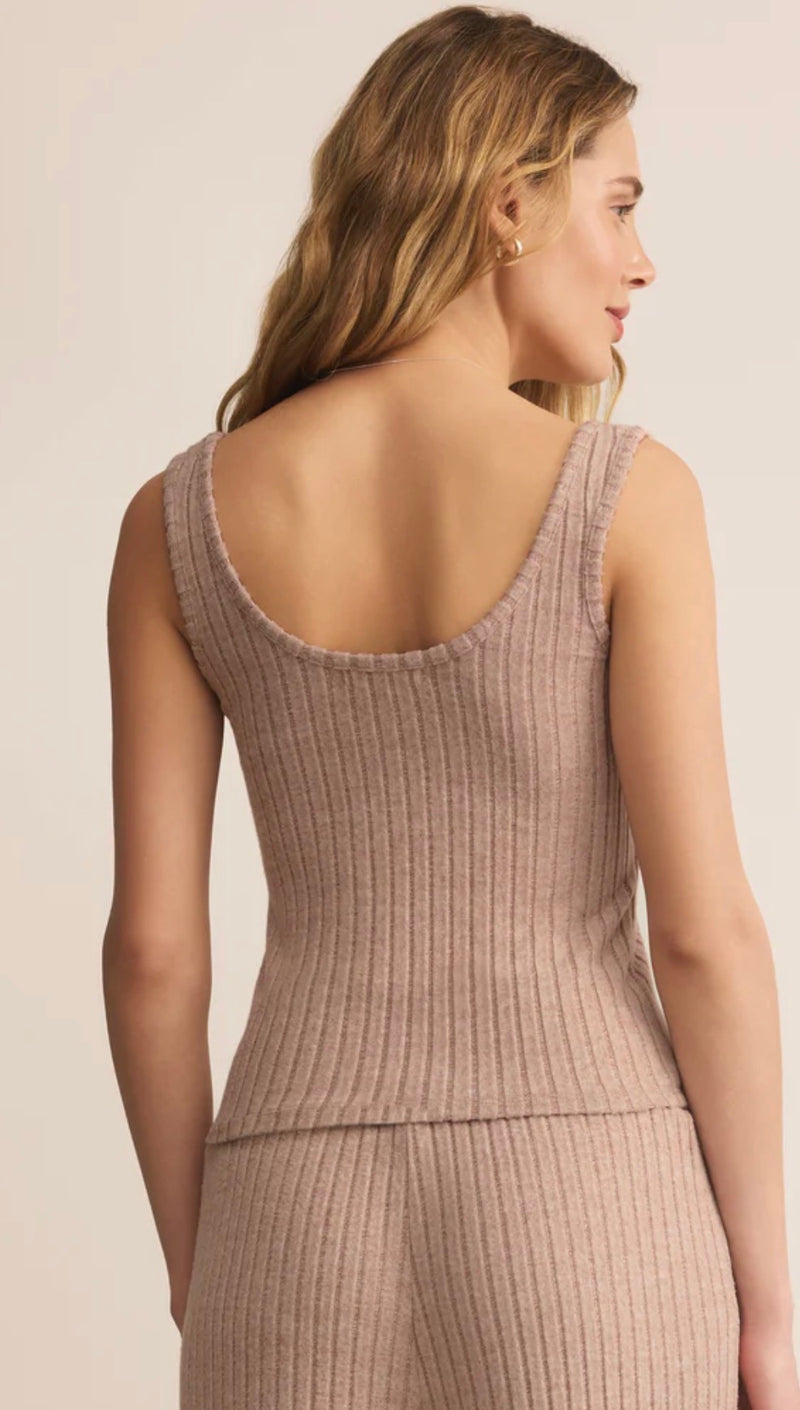 ZLT254766 Double Scoop Rib Tank Iced Coffee