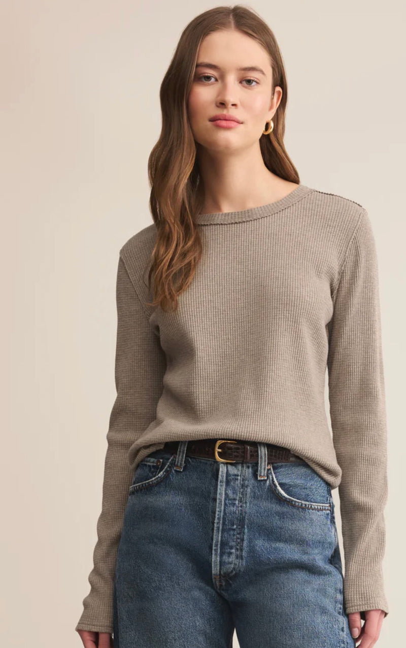 ZT253264 Arlet Mini Thermal Top Smoked Heather