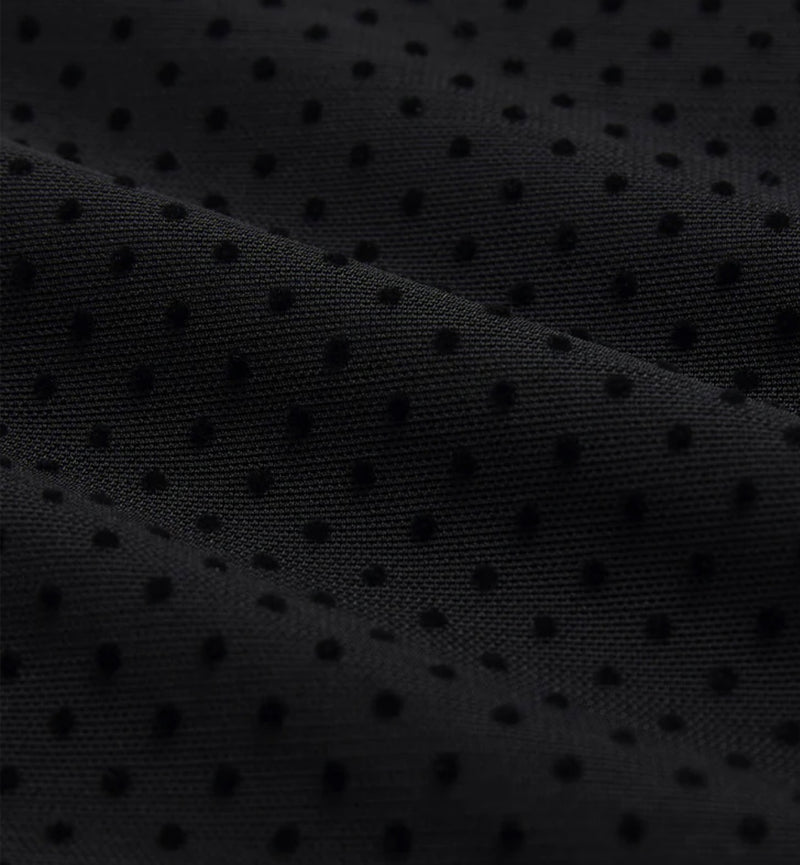 ZT254583 Whimsy Off Shoulder Mesh Top Black