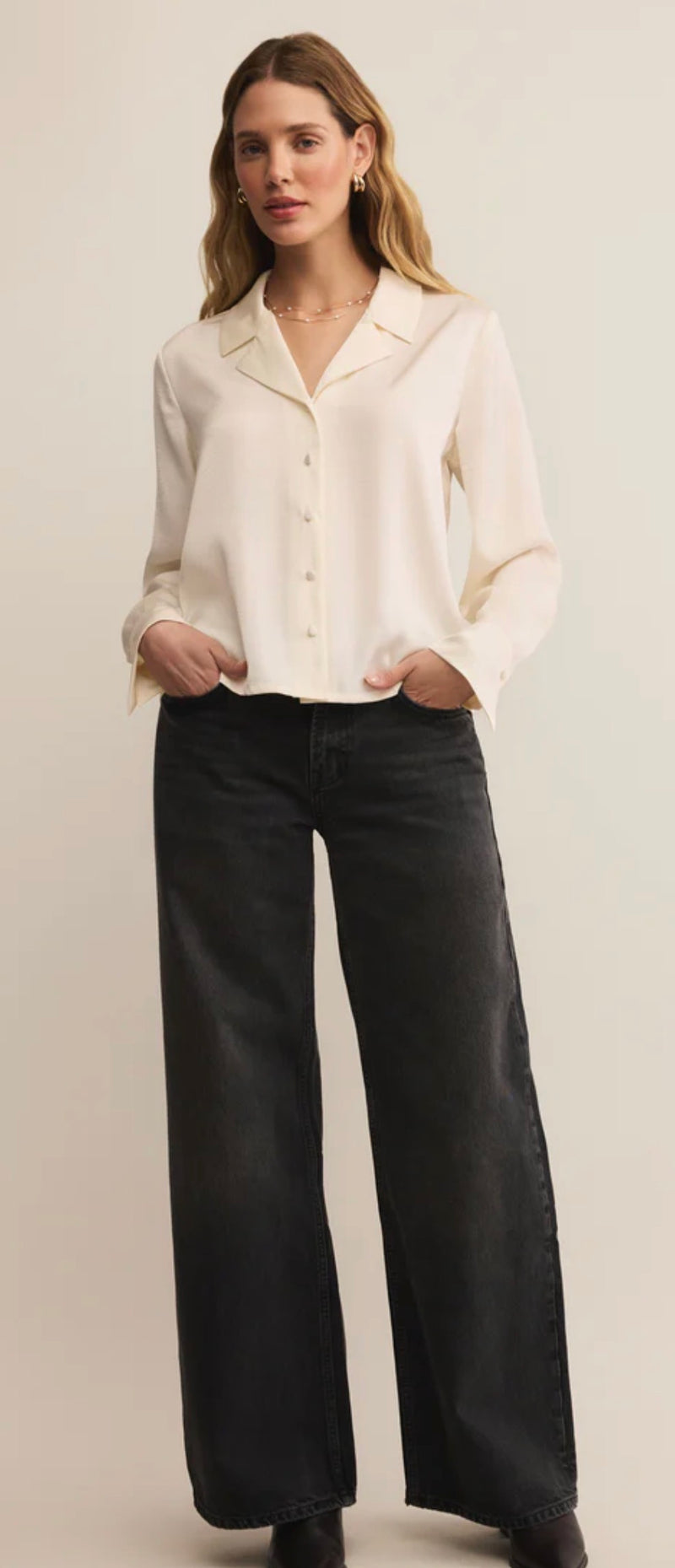 ZT254621 Ana Satin Top