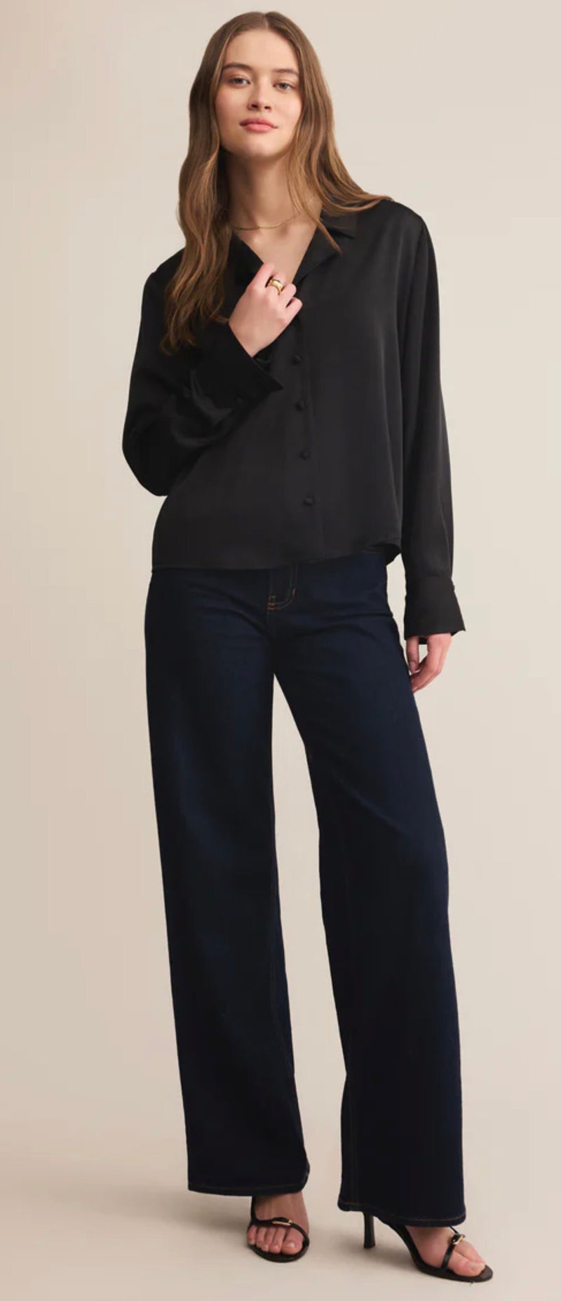 ZT254621 Ana Satin Top