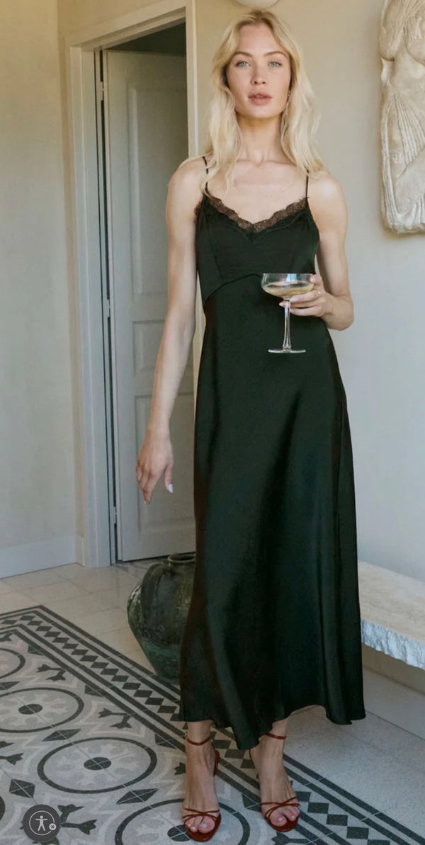 ZD253190 After Hours Midi Dress Garland Green