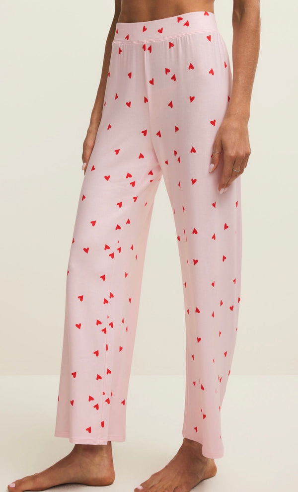 ZLP261202 Luxe Heart Pant Pink Marshmallow