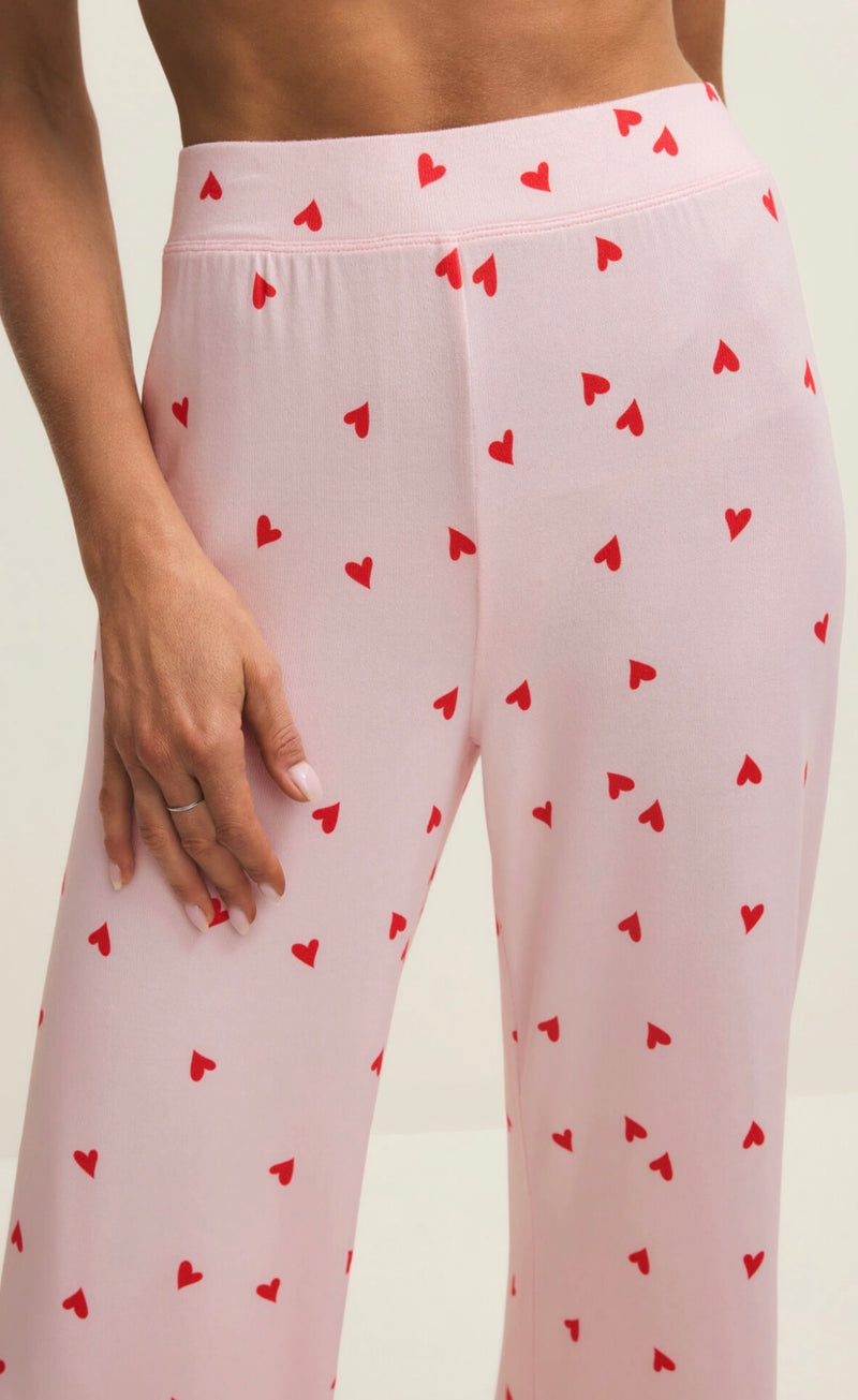 ZLP261202 Luxe Heart Pant Pink Marshmallow