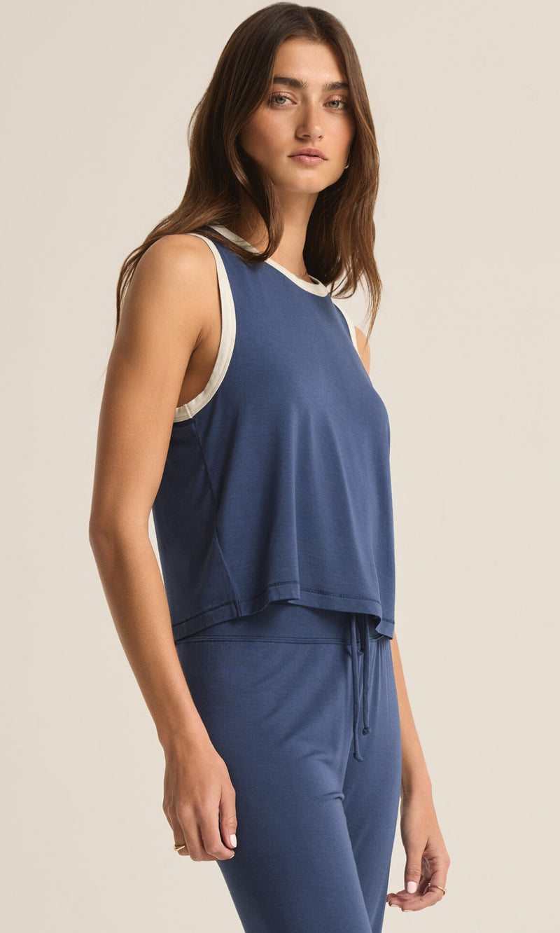 ZLT243744 Warmer Days Ringer Tank