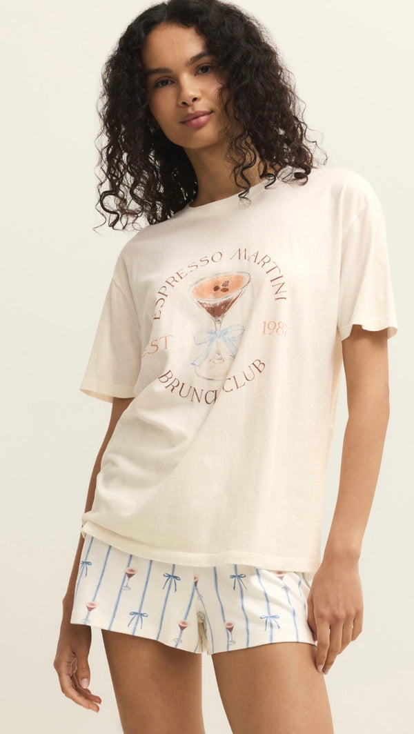 ZLT261566 Espresso Martini Boyfriend Tee Vanilla Ice