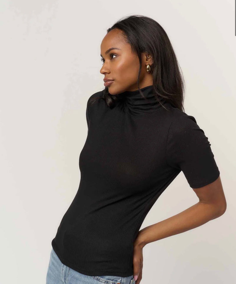11667vp Jesllyn Turtleneck Rib Tee
