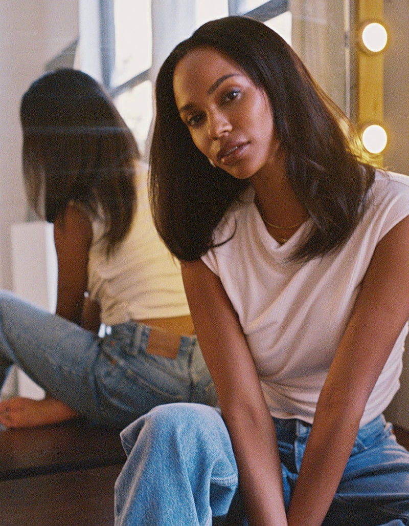 11670vp Carnie Shirred Side Rib Tank