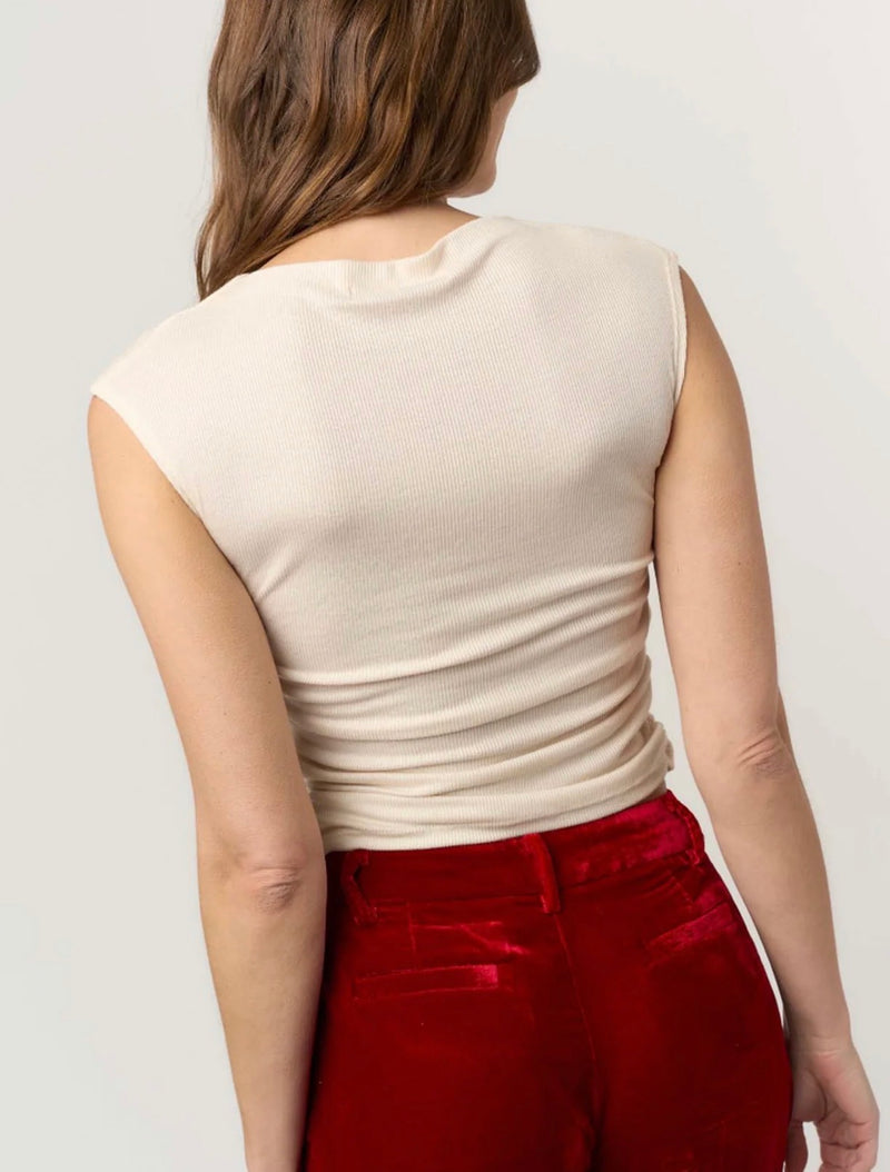 11670vp Carnie Shirred Side Rib Tank