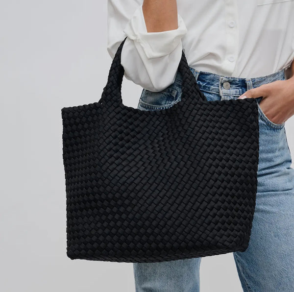 Sky’s the Limit- medium woven tote