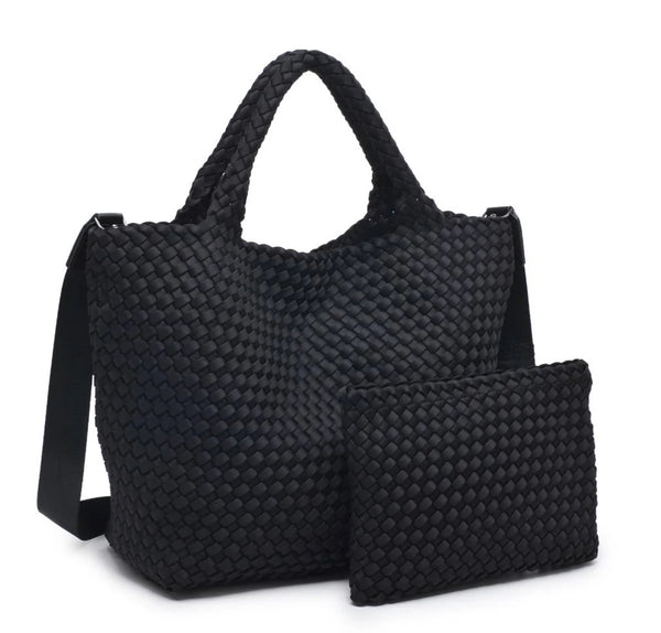 Sky’s the Limit- medium woven tote