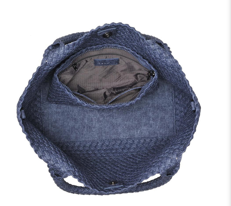 Sky’s the Limit- medium woven tote