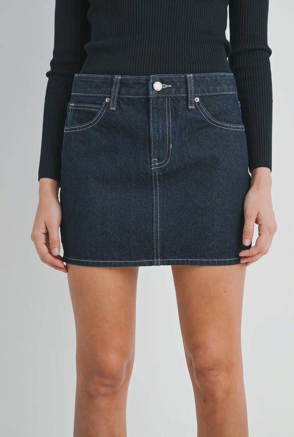 DK695n Micro Clean Denim Skirt