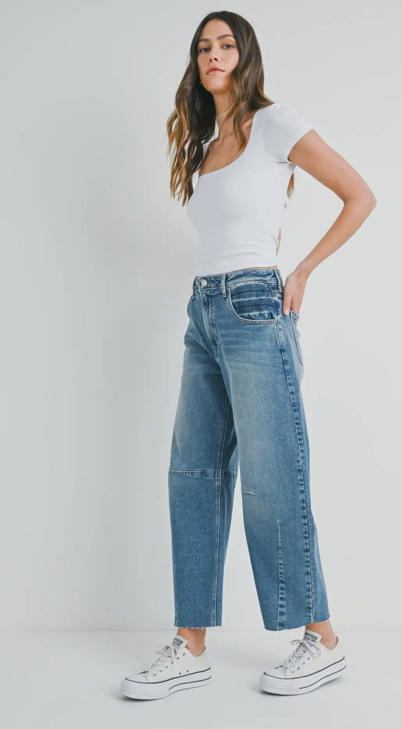 BP473j- Barrel Jeans