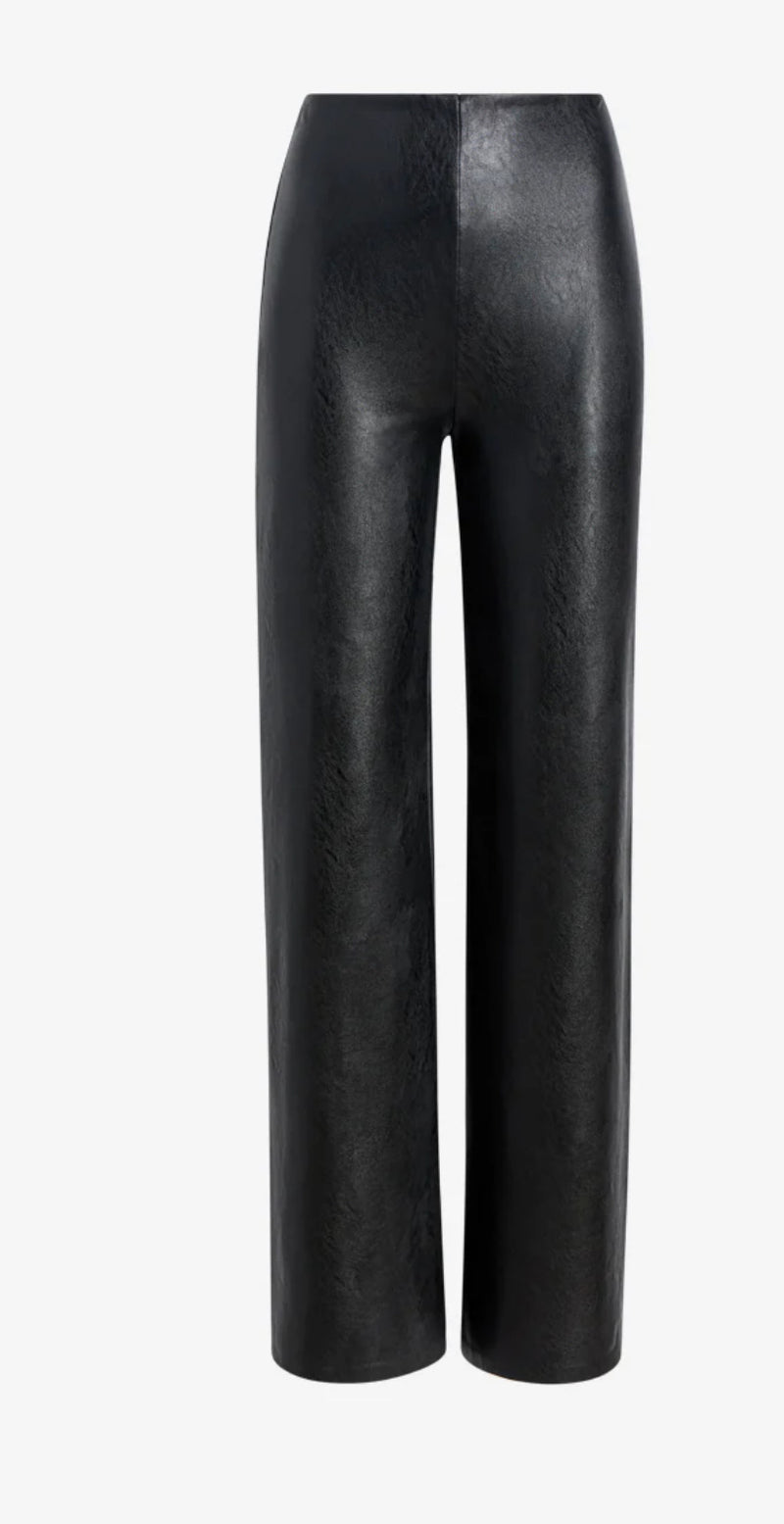 SLG105- Commando Faux Leather Wide leg Pant