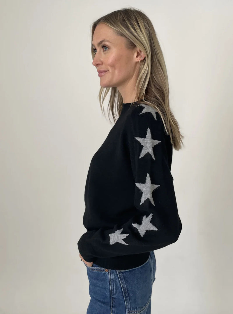 SF5510SSL Star Sleeve Crew Neck