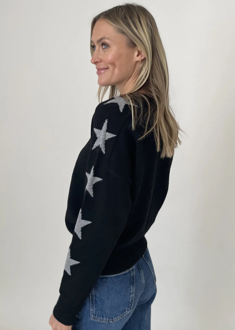 SF5510SSL Star Sleeve Crew Neck