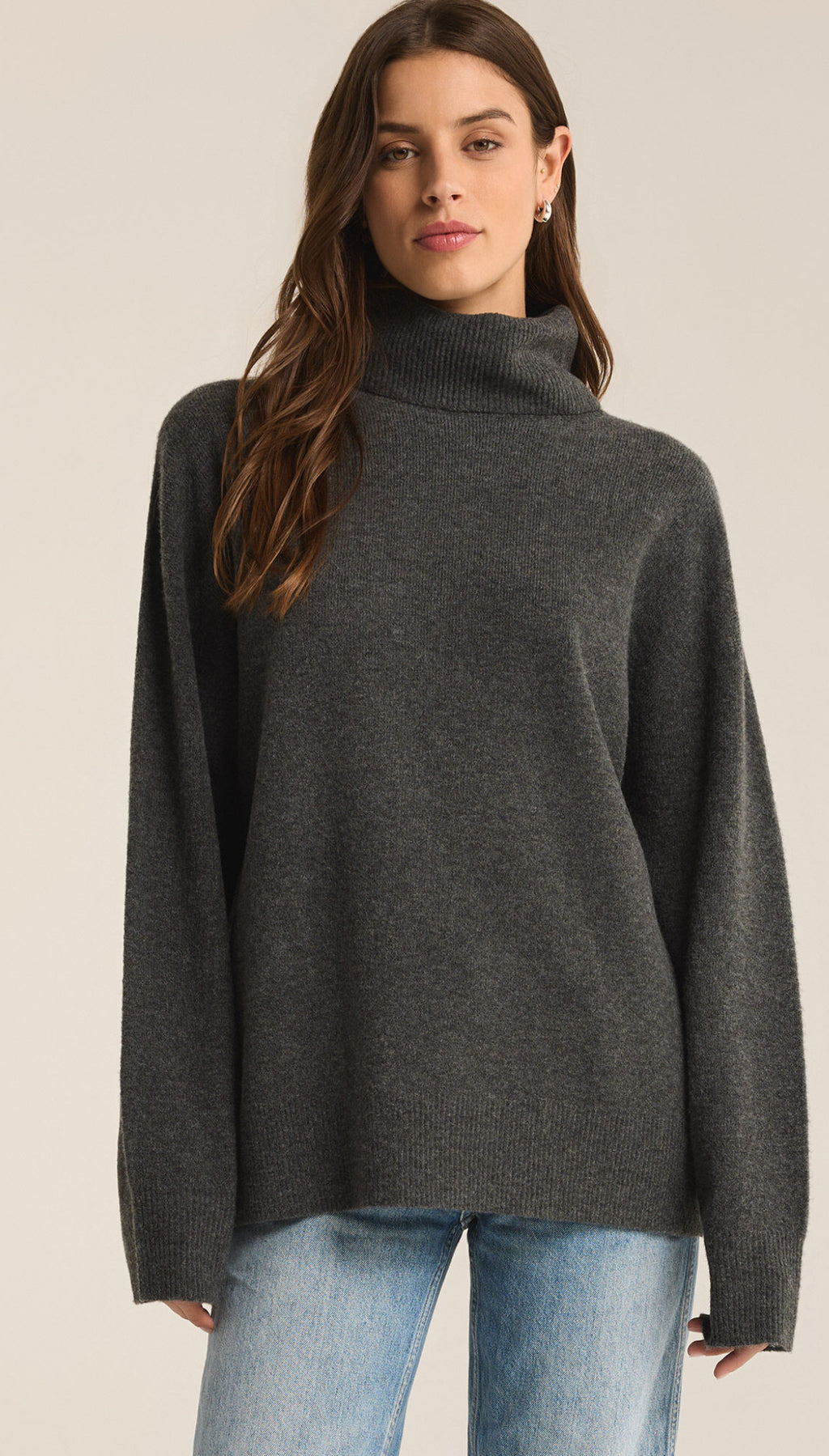 ZW244257 Richie Sweater - Charcoal – Kate and Hale Shop