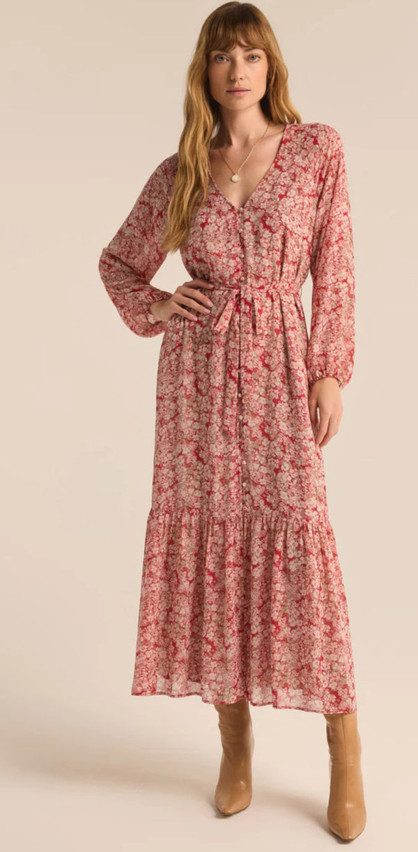 ZD244226 Della Floral Maxi Dress