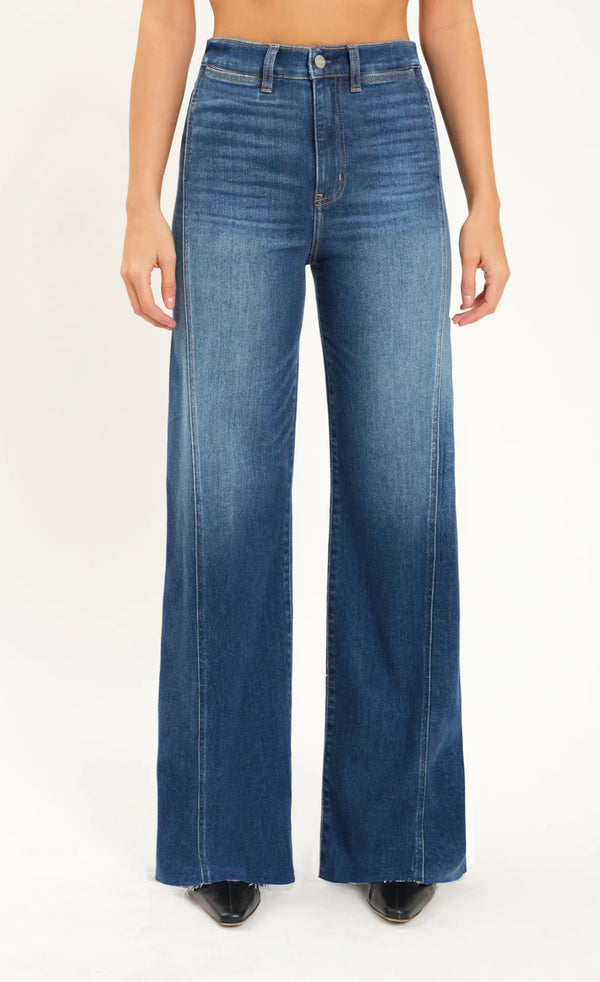 D00016364ZZ - Far Out Wide Leg Jean- Waterfall