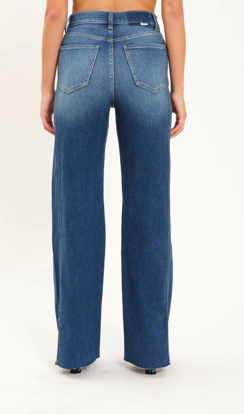 D00016364ZZ - Far Out Wide Leg Jean- Waterfall