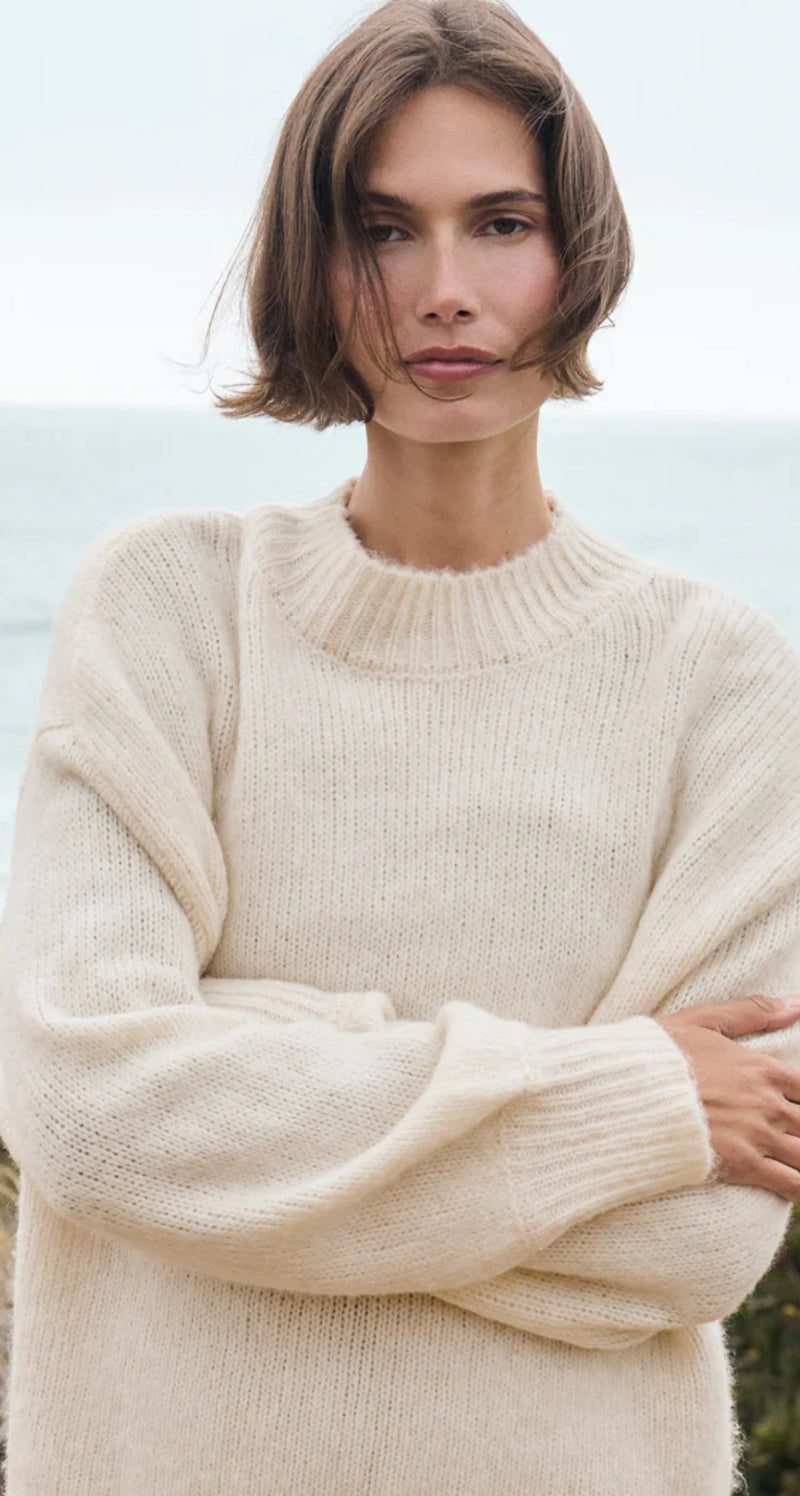 ZW234271 Danica Sweater- Sea Salt