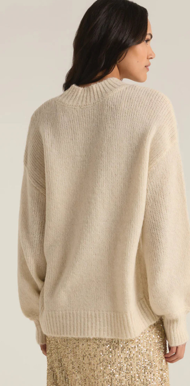 ZW234271 Danica Sweater- Sea Salt