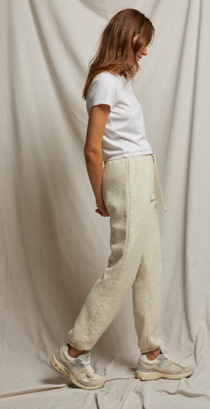 B71-Michelle Fleece Jogger - Oatmeal