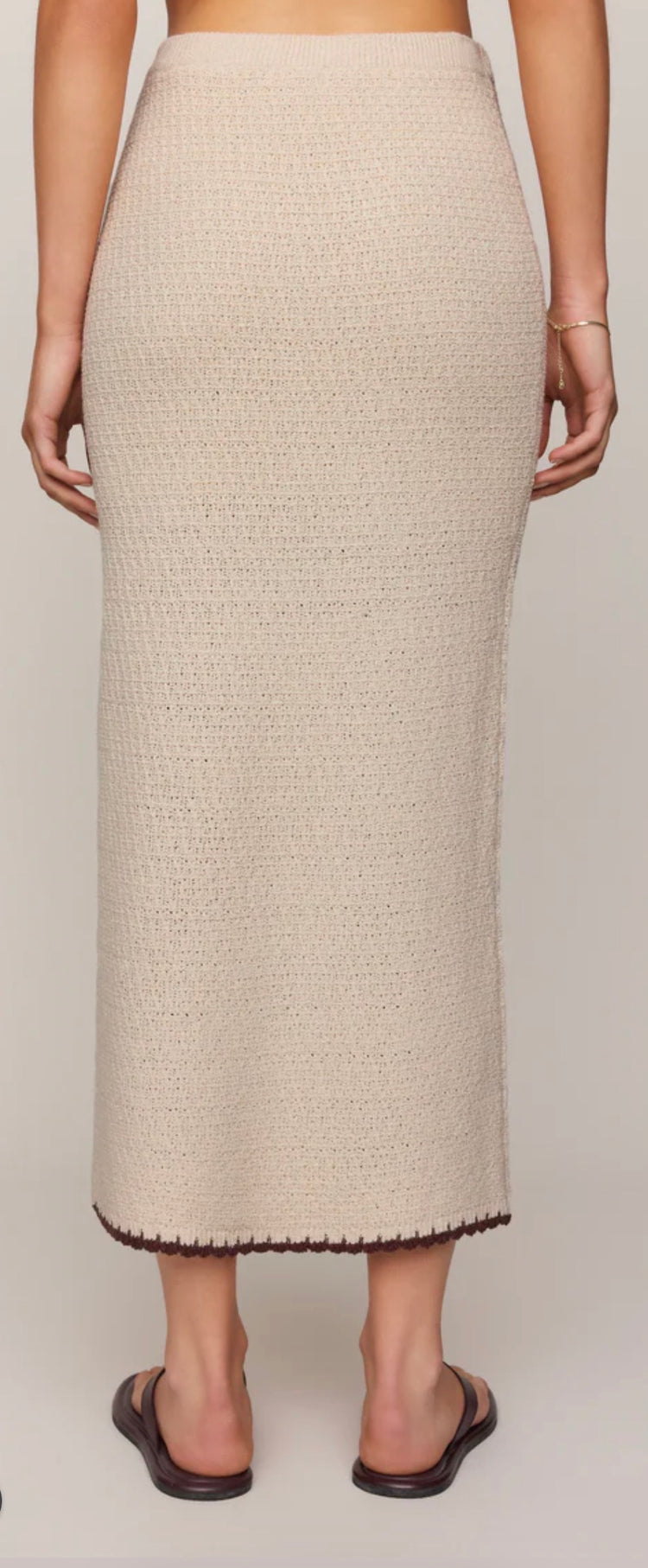 ZK261166 Yessenia Whipstitch Skirt